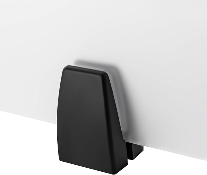 Desk Divider,2 Pack Desk Privacy Panels,Modern Dual Frosted Plexiglass Clamp-on 24x18 inch Privacy Panels,Sound Absorbing Cubicle Desk Dividers,Office Furniture Partitions (24x18inch)