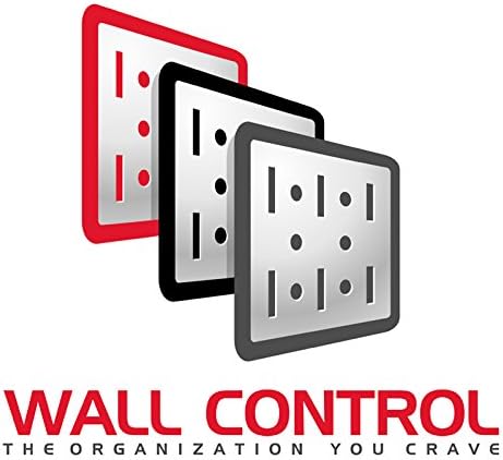 Wall Control Shelf 6in Deep Pegboard Shelf Assembly Pegboard and Slotted Tool Board – White