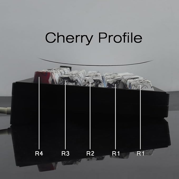 Tsungup Anime Keycaps-Side Print Keycap Set,PBT Japanese Custom Keycap Shine Through Backlit Keycaps 75 Percent,129 Keys Dye Sub Cherry Profile Keyboard Key caps for Cherry MX Mechanical Keyboard