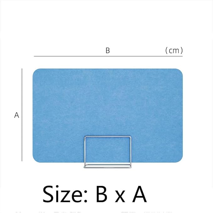 Desk Privacy Divider, Acoustic Freestanding Desk Divider, Noise Reducing Desk Privacy Panel for Table Standing Sound Proof Desktop Office Classroom(Green,40x60CM)