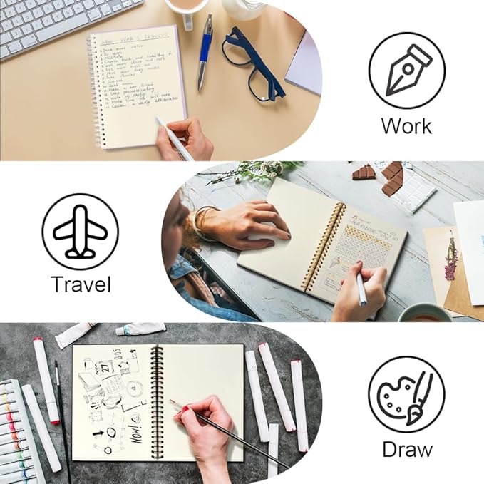 Msticey As For Me And My Team We Will Get It Done 160 Blank Pages Gold Foil Hardcover Spiral Notebook, Appreciation Gifts for Women Manager Supervisor Leader Coworker Colleague, Funny Boss Day Gifts