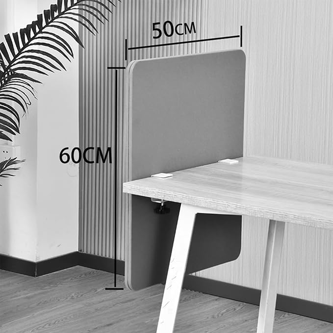Acoustic Desk Divider, Soundproof Panel for Enhanced Privacy & Focus, Office Partition Workspaces, Noise-Reducing Desktop Divider