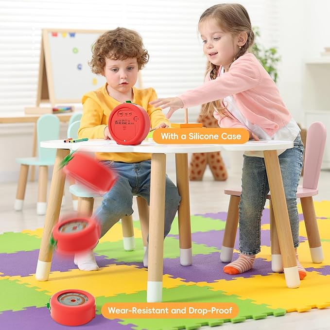 Visual Timer for Kids, 299-Minute Cute Kids Pomodoro Countdown Timer, Visual Timer for Classroom, Kitchen, Office Desk and Meetings