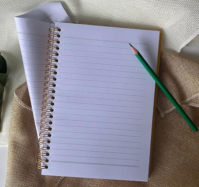 Cute Notebooks Journal For Women - Sea Turtle Dairy Funny Hardcover College Ruled Lined,5.8"X8.3",Pretty Spiral Meeting Notebook,Gifts For Sea Turtles Lover Men Friends On Birthday Christmas Mothers Day (White)