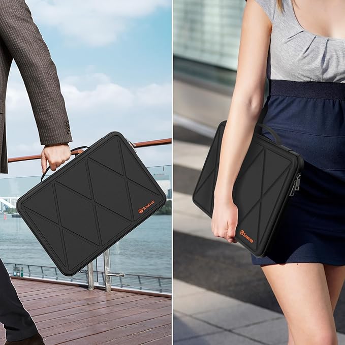 Smatree MS41T Hard EVA Protective Sleeve Case with Stand Compatible for 14 inch Dell Pro 14 Premium (PA14250), for 14 inch DELL Latitude 9450/9440/9430/9420/9410 or 2-in-1 Laptop Notebook Bag