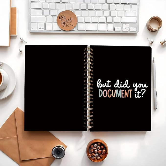 But Did You Document It Funny Notebooks for Work, Human Resources Gifts, Funny Office Gifts, Office Humor Gifts, Funny Office Supplies, Funny Hardcover Spiral Notebook 5.5x8.3 Inch
