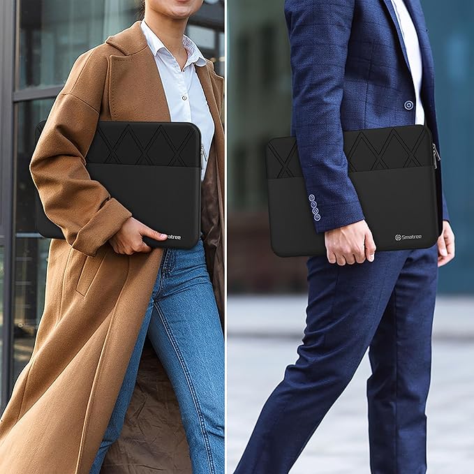 Smatree 14 inch Laptop Sleeve for Modern 14 B5M/B10MW, Summit E14 Flip Evo A12MT, Prestige 14 Evo A12M/A11M, Prestige 14 A12/A11/A10SC, MSI Laptop Case with Accessory Pocket, YKK Zipper (E420)