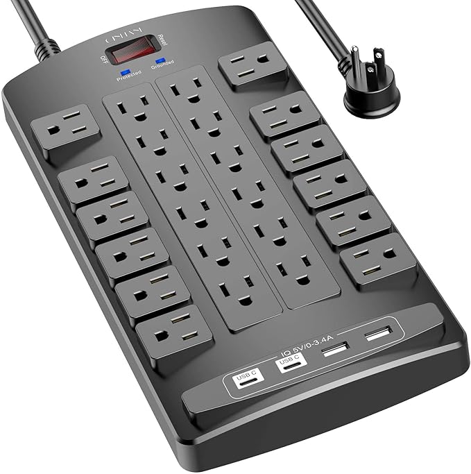 Power Strips, Surge Protectors & Outlets