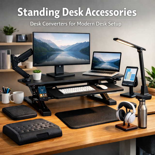 Standing Desk Accessories Desk converters