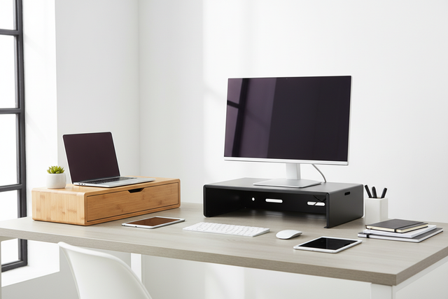 Desk Shelves Risers