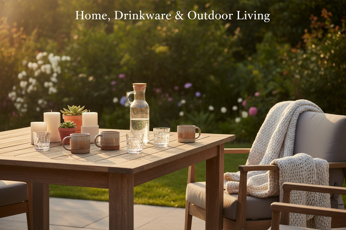 Home, Drinkware & Outdoor Living