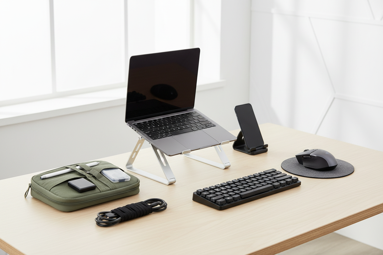 Laptop Travel Desk Accessories