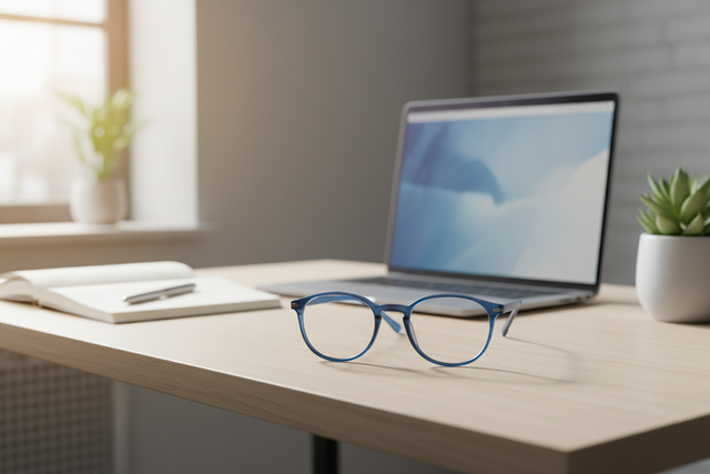 Lifestyle Desk Wellness Blue light glasses