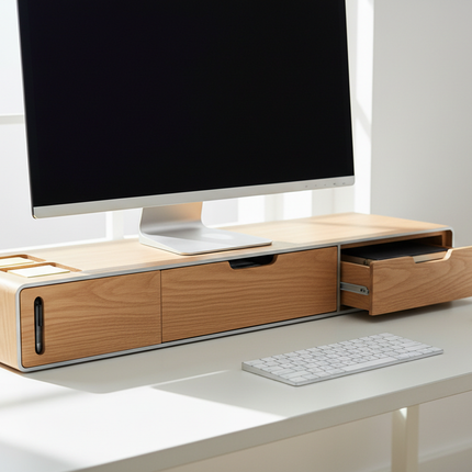 Collection image for: Organization Hidden Storage Under-monitor storage