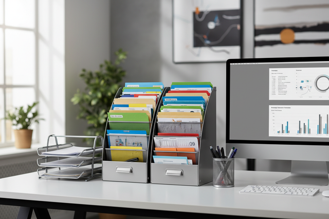 Organization Vertical Storage File organizers