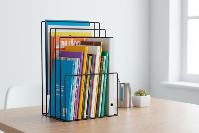 Organization Vertical Storage Magazine holders