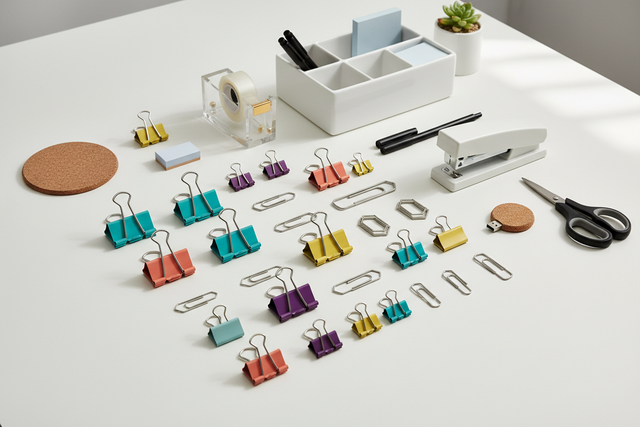 Stationery Clips & Desk Tools