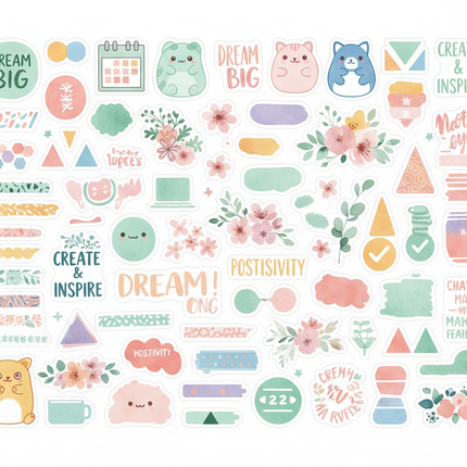 Collection image for: Stationery Creative Stationery Stickers
