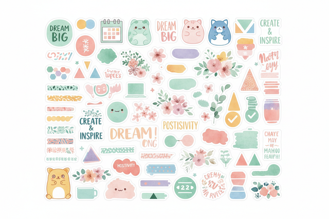 Stationery Creative Stationery Stickers
