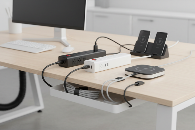 Tech Accessories Desk Power Solutions Power strips