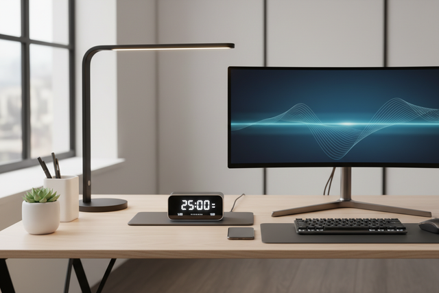 Tech Accessories Smart Desk Gadgets Pomodoro timers