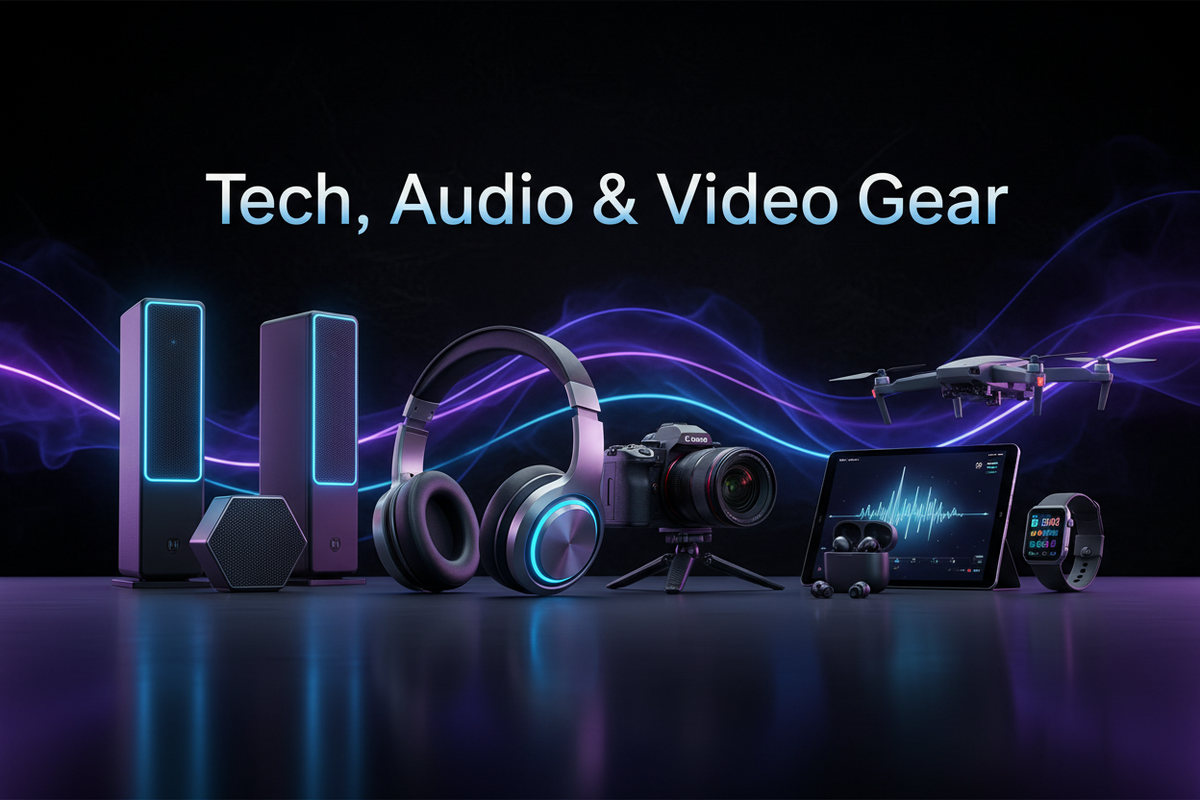 Tech, Audio & Video Gear