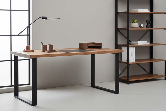 Minimal / Wooden / Metal Desk Series