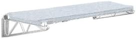 Omega Products Corporation 21" Deep x 54" Wide x 7" High Fixed Solid Galvanized Wall Mount Shelving Kit