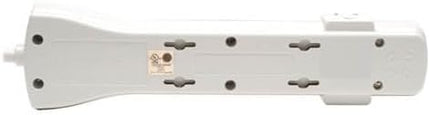 Tripp Lite 7 Outlet Surge Protector Power Strip, 12ft Long Cord, Right-Angle Plug, Fax/Modem Protection, RJ11, $50,000 Insurance (SUPER6TEL12)