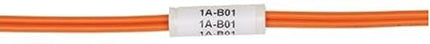 Panduit NWSLC-7Y Sleeve, Duples Cable Id, White, 3MM, 100PK