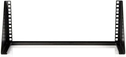 StarTech.com 4U Wall Mount Patch Panel Bracket - 19 inch Steel Vertical Mounting Rack for Network and Data Equipment, TAA (RK419WALLV)