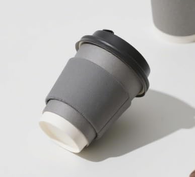 Coolcap 16 oz PLA Grey Biodegradable Cups 100 Packs Premium Quality Compostable for Sustainable Businesses Events