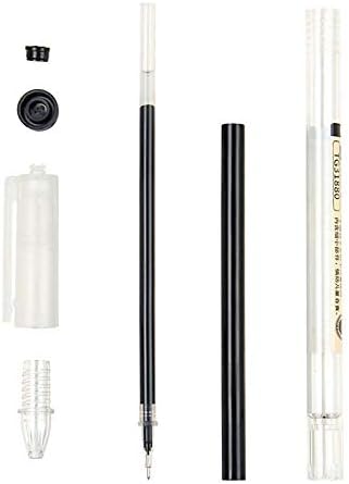 Gel Ink Pen Quick Drying Liquid Ink Pens fine point Japanese Style Pens 0.38 mm Ballpoint Maker Pen School Office student Exam Writing Stationery Supply Technical Pens 12Pcs(4 Black 4Blue 4Red)