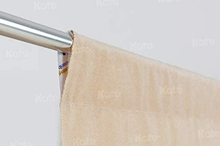 Kate 6ftX9ft Solid Beige Backdrop Portrait Photography Background for Photography Studio Children and Headshots Beige Backdrop Background