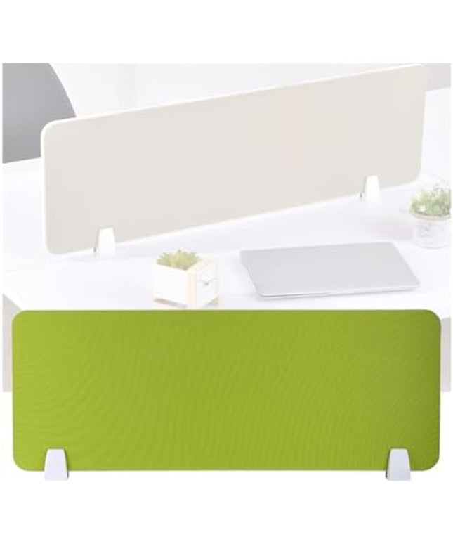 Freestanding Acoustic Desk Divider - Soundproof Privacy Panel for Office Workstations, Red 120x30cm - Effective Noise Reduction & Stylish Separation Screen