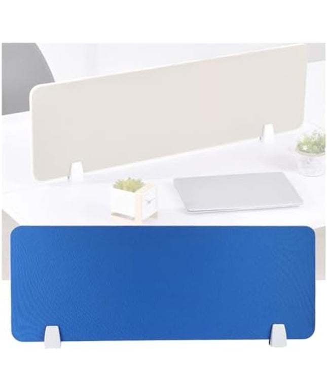 Red Acoustic Desk Divider - Freestanding Soundproof Privacy Panel for Office Workstation, 120x30cm Desk Separator, Effective Noise Reduction, Stylish Office Decor