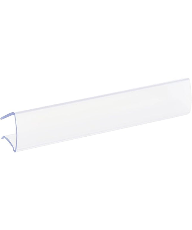 SmartSign Shelf Clip Label Holder | 0.875" x 6" Clear Plastic, for .75" Thick Shelves, 10 Holders/Pack