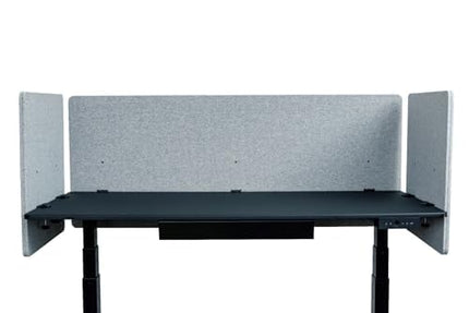 RCLM4824MG Reclaim Desktop Privacy Panel, Soundproof Desk Privacy Partition for Home or Office, 48" Width x 24" Height, Misty Gray