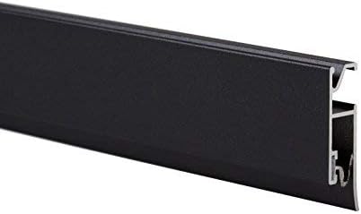 STAS papergrip - Restaurant Ticket Holder - Ticket Rail Bulletin bar - Poster Hanger - 59 inch (150 cm) (Black)