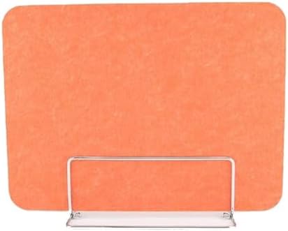 Soundproof Desk Partition,Acoustic Desk Privacy Divider 2 Pack Purple 30X100Cm Freestanding Noise Reducing Panel for Table Standing Soundproof Desktop Office and Classroom Pri,Orange,30X100Cm