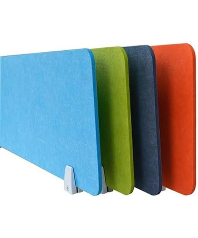 Desk Privacy Screen for Noise Reduction & Visual Isolation Acoustic Panel Divider Office Partition Soundproof Shield Home Solution