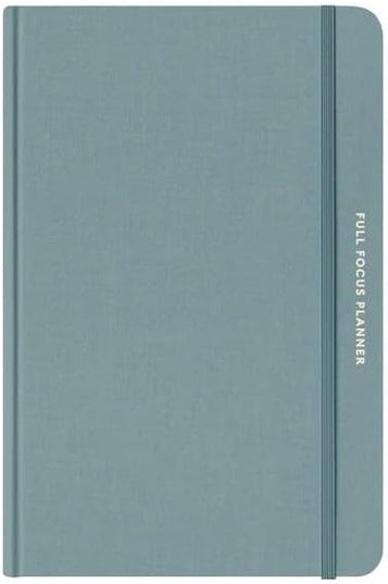 Full Focus Sea Blue Linen Planner by Michael Hyatt - The #1 Daily Planner to Set Annual Goals, Increase Focus, Eliminate Overwhelm, and Achieve Your Biggest Goals - Hardcover