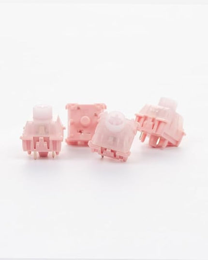 WS BigLucky Keyboard Switches, Three Types Linear Tactile Clicky Switch Pack, 5 Pins Pre Lubed Mechanical Key Switch for MX Mechanical Gaming Keyboard 12Pcs (Multicolor)