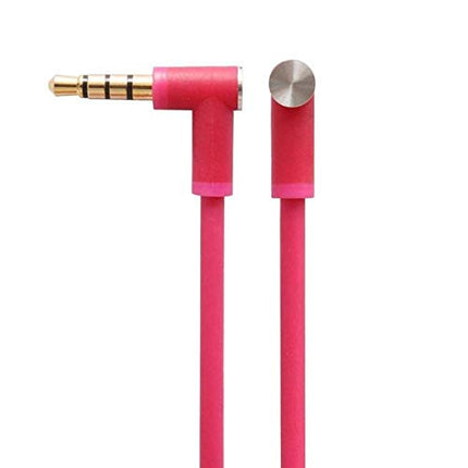 EARLA TEC Replacement Audio Cable Cord Wire with in line Microphone and Control for Beats by Dr Dre Headphones Solo Studio Pro Detox Wireless Mixr Executive Pill (Pink)