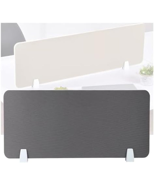 Freestanding Acoustic Desk Divider - Soundproof Privacy Panel for Office Workstation, 120x30cm Red Separator Screen for Enhanced Focus and Noise Reduction