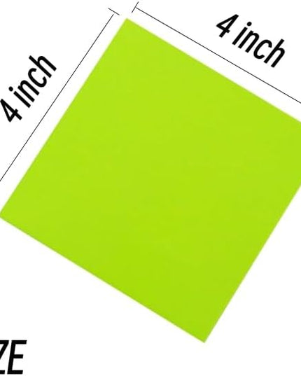 Early Buy Sticky Notes 6 Bright Color 6 Pads Self-Stick Notes 4 in x 4 in, 70 Sheets/Pad