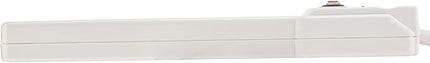 Amazon Basics 6-Outlet Surge Protector Power Strip with 200J Protection, Circuit Breaker, 2ft Extension Cord, White, 20-Pack