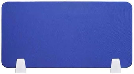 LXHELIVERY Freestanding Desk Divider -Desk Divider Privacy Panel Desk for Table Standing Sound Proof Dividers Desktop Office Furniture Partitions for Classroom (Color : Blue, Size : 120x30cm)