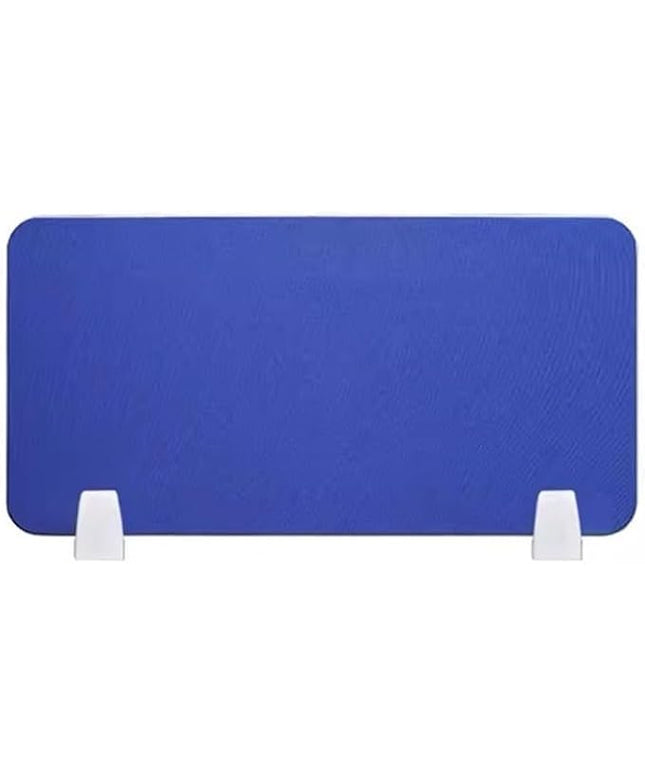 LXHELIVERY Freestanding Desk Divider -Desk Divider Privacy Panel Desk for Table Standing Sound Proof Dividers Desktop Office Furniture Partitions for Classroom (Color : Blue, Size : 120x30cm)