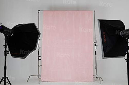Kate 6ftX9ft Solid Light Pink Backdrop Portrait Photography Background for Photography Studio Children and Headshots Light Pink Backdrop Background
